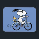 Erdnüsse | Snoopy & Woodstock Fahrrad Magnet<br><div class="desc">Karo in diesem phantastischen Erdnussdesign mit Snoopy und Woodstock.</div>