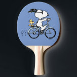 Erdnüsse | Snoopy & Woodstock Fahrrad Tischtennis Schläger<br><div class="desc">Karo in diesem phantastischen Erdnussdesign mit Snoopy und Woodstock.</div>