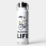 Erdnüsse | Snoopy & Woodstock Fahrrad Trinkflasche<br><div class="desc">Karo in diesem phantastischen Erdnussdesign mit Snoopy und Woodstock.</div>
