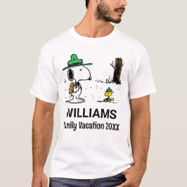 Erdnüsse | Snoopy & Woodstock Familienurlaub T-Shirt