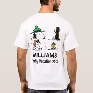 Erdnüsse   Snoopy & Woodstock Familienurlaub T-Shirt