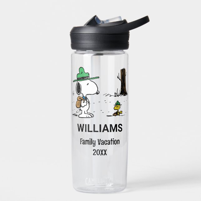 Erdnüsse | Snoopy & Woodstock Familienurlaub Trinkflasche (Links)