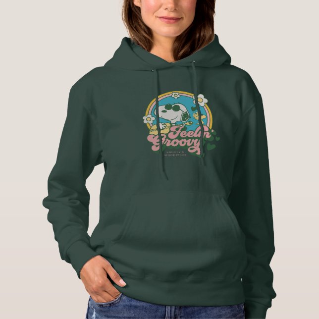 Erdnüsse | Snoopy & Woodstock Feelin'Groovy Hoodie (Vorderseite)