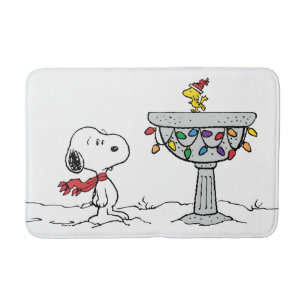 Erdnüsse   Snoopy & Woodstock Gefrorenes Birdbad Badematte
