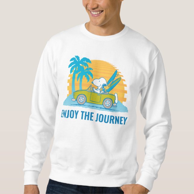 Erdnüsse | Snoopy & Woodstock Genießen Sie die Rei Sweatshirt (Vorderseite)