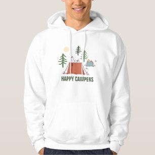 Erdnüsse Snoopy & Woodstock Glück ist Camping Hoodie