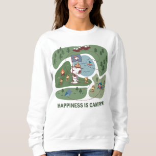 Erdnüsse Snoopy & Woodstock Glück ist Camping Sweatshirt