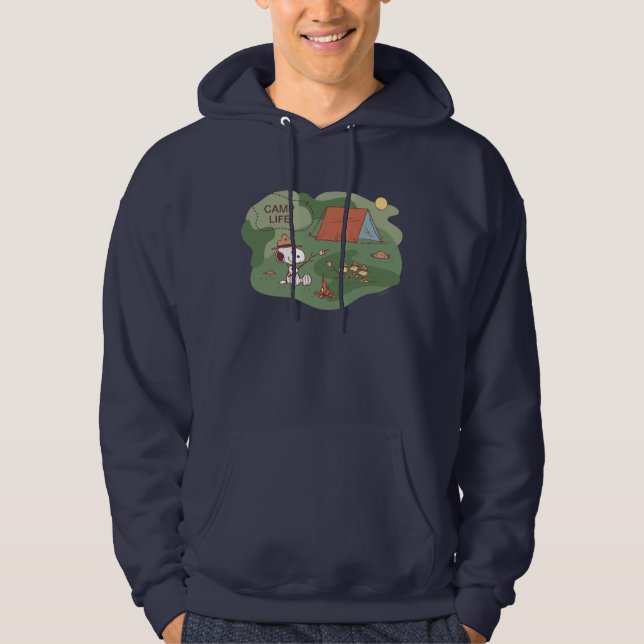 Erdnüsse | Snoopy & Woodstock Happy Campers Hoodie (Vorderseite)
