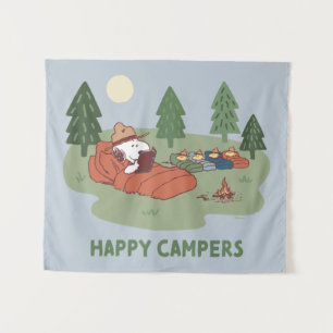 Erdnüsse Snoopy & Woodstock Happy Campers Wandteppich