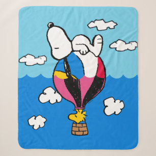 Erdnüsse   Snoopy & Woodstock Heißluftballon Sherpadecke