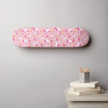 Erdnüsse | Snoopy & Woodstock Herzmuster Skateboard<br><div class="desc">Karo dieses lustige Erdnussmuster mit Snoopy und Woodstock.</div>