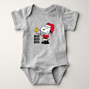 Erdnüsse Snoopy & Woodstock Ho Ho Ho Baby Strampler