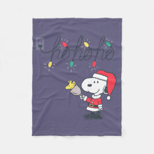 Erdnüsse   Snoopy & Woodstock Ho Ho Ho Fleecedecke