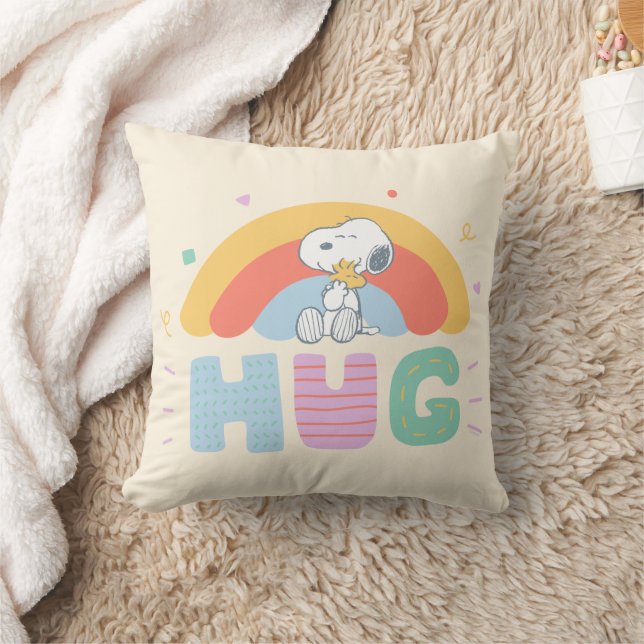 Erdnüsse | Snoopy & Woodstock Hug Kissen (Decke)