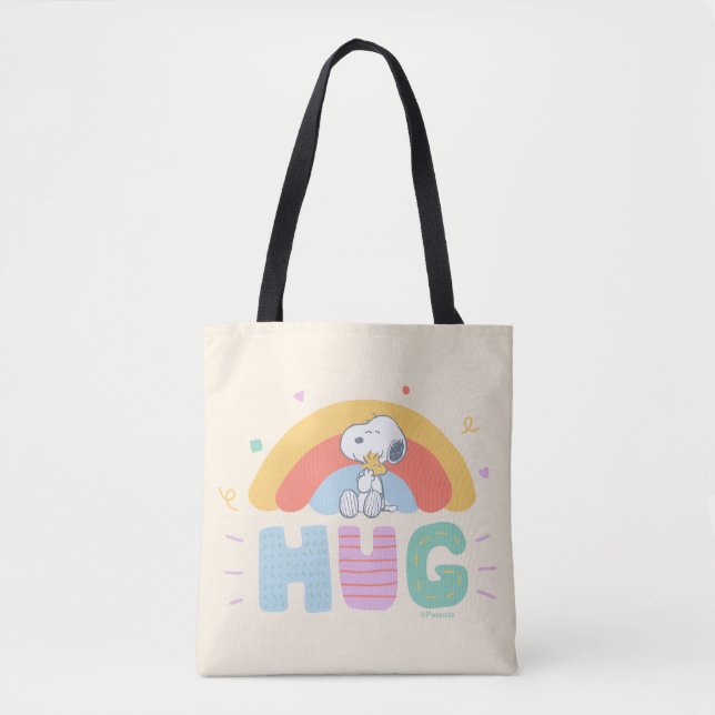 Erdnüsse | Snoopy & Woodstock Hug Tasche (Vorderseite)