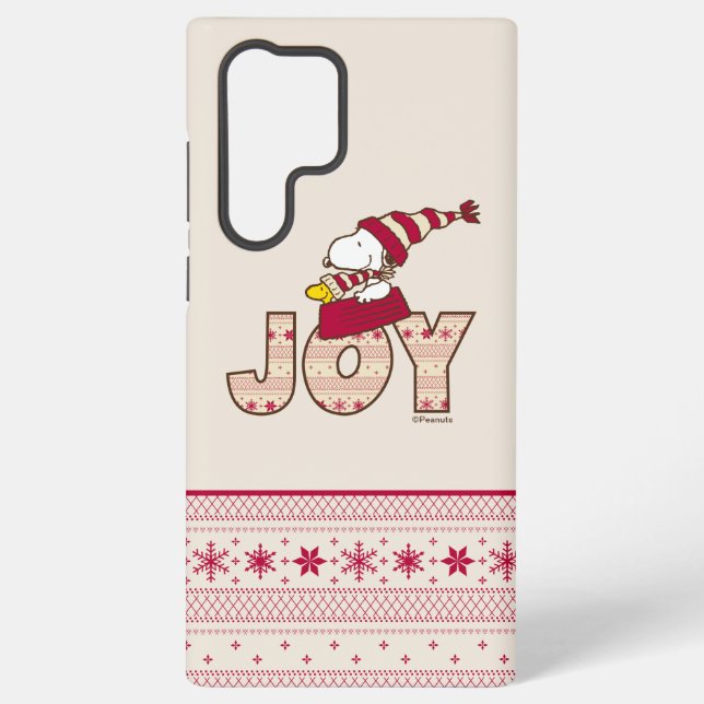 Erdnüsse | Snoopy & Woodstock Joy Sled Ride Samsung Galaxy Hülle (Rückseite)