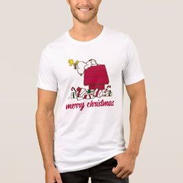 Erdnüsse | Snoopy & Woodstock Merry Ugly Sweater Tri-Blend Shirt