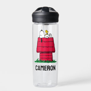 Erdnüsse   Snoopy & Woodstock   Name hinzufügen Trinkflasche