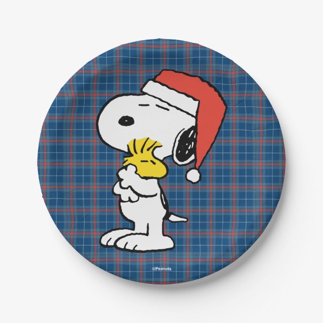 Erdnüsse | Snoopy & Woodstock Pappteller (Vorderseite)