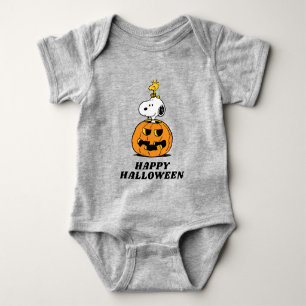Erdnüsse Snoopy & Woodstock Pop-up Pumpkin Baby Strampler