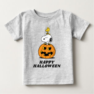 Erdnüsse Snoopy & Woodstock Pop-up Pumpkin Baby T-shirt
