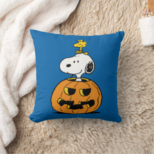 Erdnüsse   Snoopy & Woodstock Pop-up Pumpkin Kissen