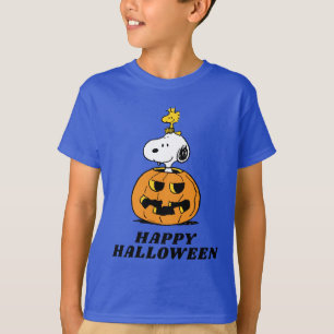 Erdnüsse Snoopy & Woodstock Pop-up Pumpkin T-Shirt