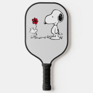Erdnüsse Snoopy & Woodstock Red & Black Pickleball Schläger