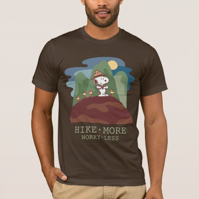 Erdnüsse | Snoopy & Woodstock Reine Zufriedenheit T-Shirt (Vorderseite)