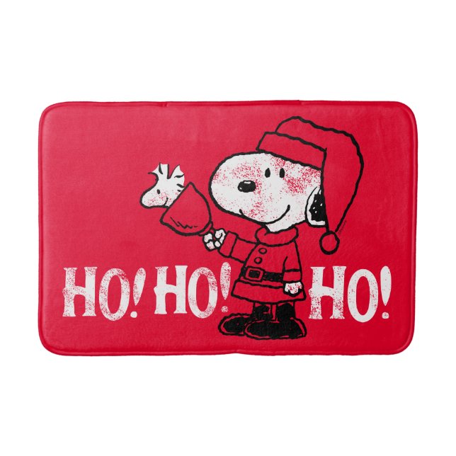 Erdnüsse | Snoopy & Woodstock Ringbröle Badematte (Vorderseite)
