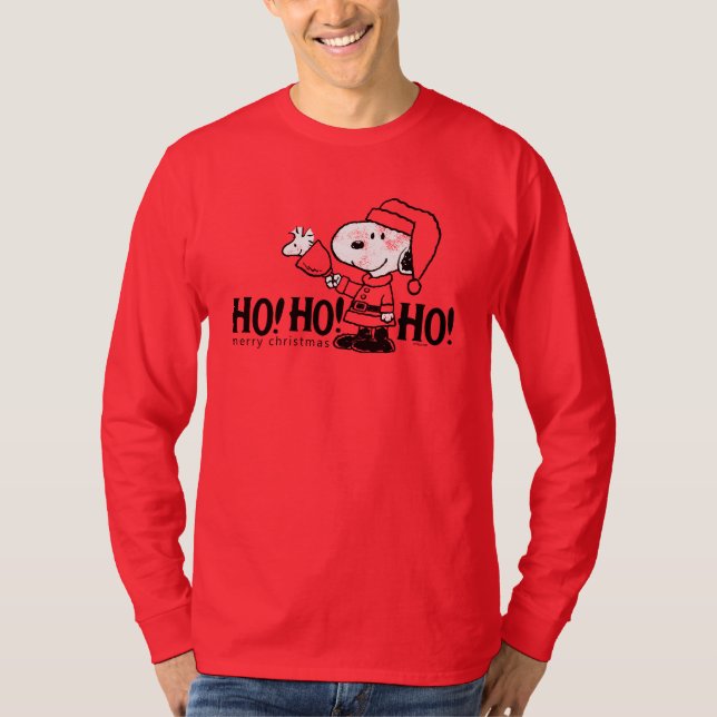 Erdnüsse | Snoopy & Woodstock Ringbröle T-Shirt (Vorderseite)