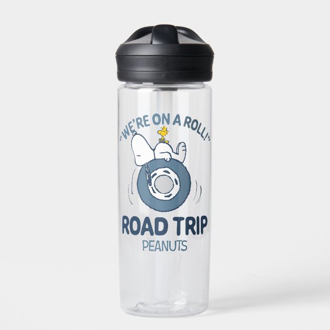 Erdnüsse | Snoopy & Woodstock Road Trip Trinkflasche (Vorderseite)