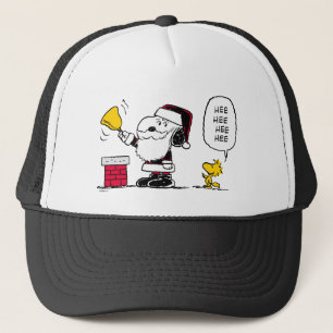 Erdnüsse Snoopy & Woodstock Santa Bell Ringer Truckerkappe