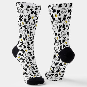 Erdnüsse   Snoopy & Woodstock-Schattenmuster Socken
