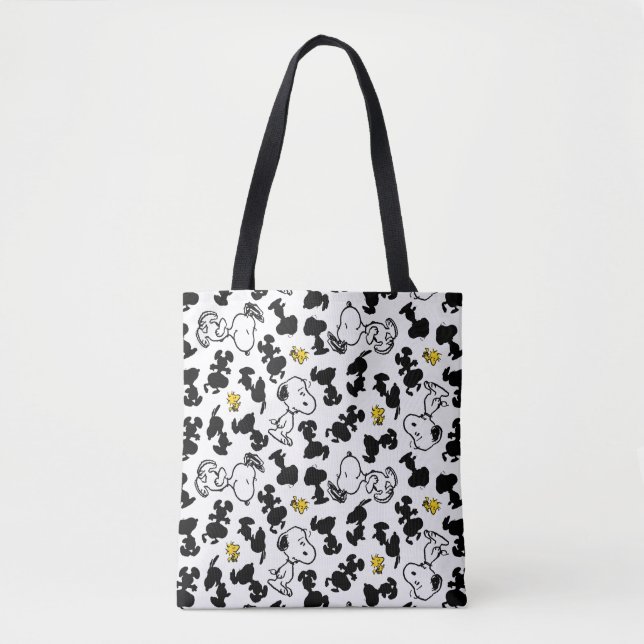Erdnüsse | Snoopy & Woodstock-Schattenmuster Tasche (Vorderseite)