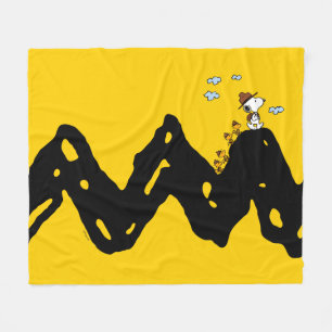 Erdnüsse Snoopy & Woodstock Scout Truppenwanderu Fleecedecke