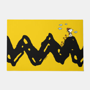 Erdnüsse   Snoopy & Woodstock Scout Truppenwanderu Fußmatte