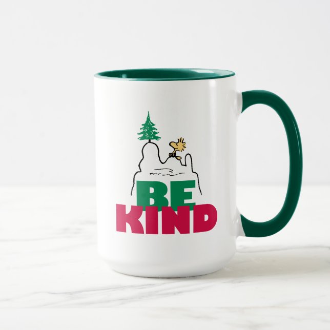 Erdnüsse | Snoopy & Woodstock sind gut Tasse (Rechts)