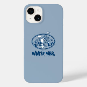 Erdnüsse Snoopy & Woodstock Skifahren Case-Mate iPhone 14 Hülle