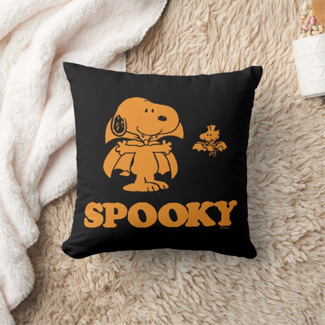 Erdnüsse | Snoopy & Woodstock Spooky Kissen (Decke)