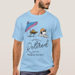 Erdnüsse | Snoopy & Woodstock Strand Ich bin müde T-Shirt<br><div class="desc">Feiern Sie stilvoll mit dem Peanuts Snoopy & Woodstock Beach "I'm Remüde" T - Shirt! Mit Snoopy und Woodstock, die sich am Strand entspannen, ist dieser T - Shirt der perfekte Ort, um ein neues Kapitel aufzuschlagen. Dieses spielerische Shirt ist ein großartiges Geschenk für Ruheständler und verleiht jeder Altersfeier eine...</div>
