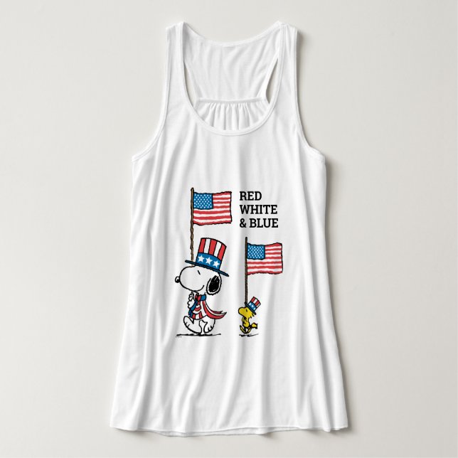 Erdnüsse | Snoopy & Woodstock Tank Top (Design Vorderseite)