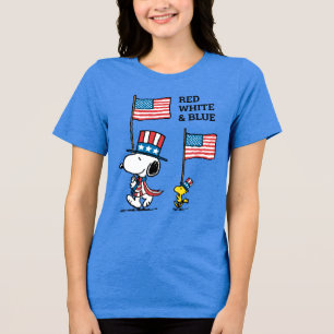 Erdnüsse Snoopy & Woodstock Tri-Blend Shirt