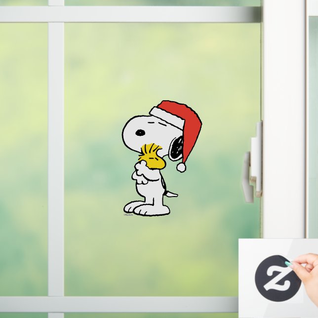 Erdnüsse | Snoopy & Woodstock Urlaub Fensteraufkleber (Zuhause)