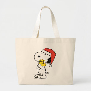 Erdnüsse   Snoopy & Woodstock Urlaub Jumbo Stoffbeutel