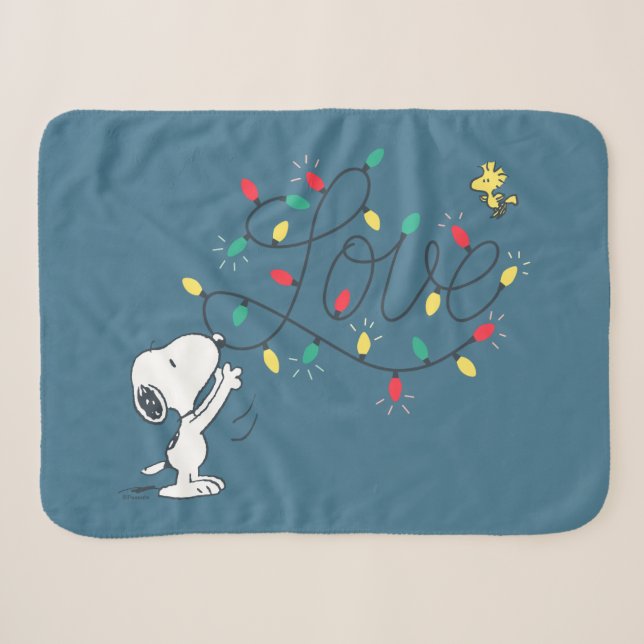 Erdnüsse | Snoopy & Woodstock Urlaub Sherpadecke (Vorderseite (Horizontal))