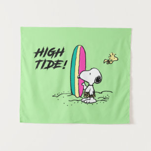 Erdnüsse   Snoopy & Woodstock Wandteppich
