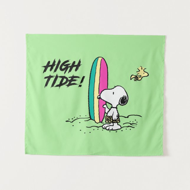 Erdnüsse | Snoopy & Woodstock Wandteppich (Vorderseite (Horizontal))