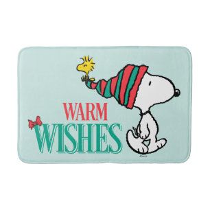 Erdnüsse   Snoopy & Woodstock Warme Wünsche Badematte