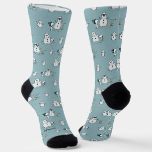 Erdnüsse Snoopy & Woodstock Winter Break Pattern Socken